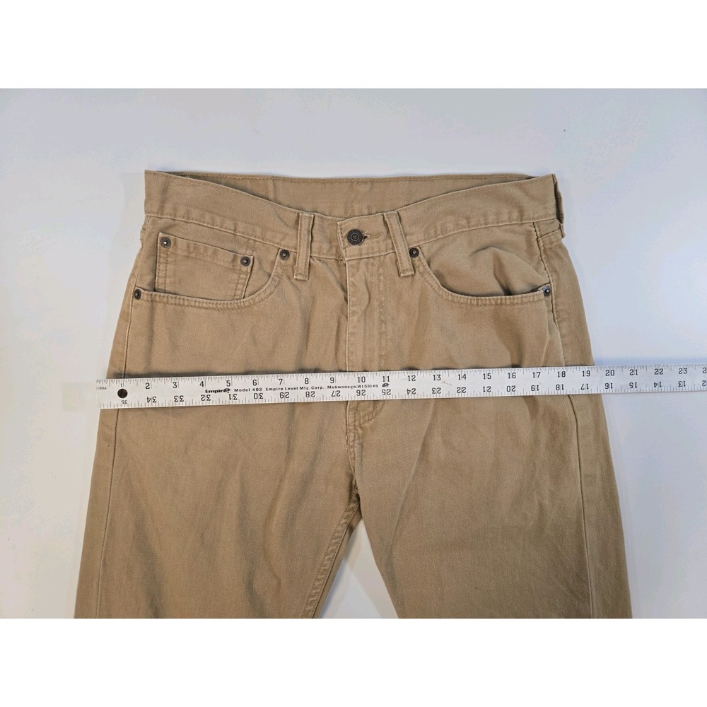 Levi's 505 Men's‎ Regular Fit Jeans Camel Khaki Size 32x30 - Picture 6 of 11